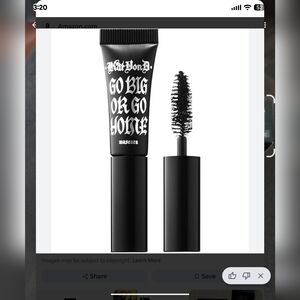 KVD Vegan Mascara - Go Big or Go Home (Black) Mini Size 2.5